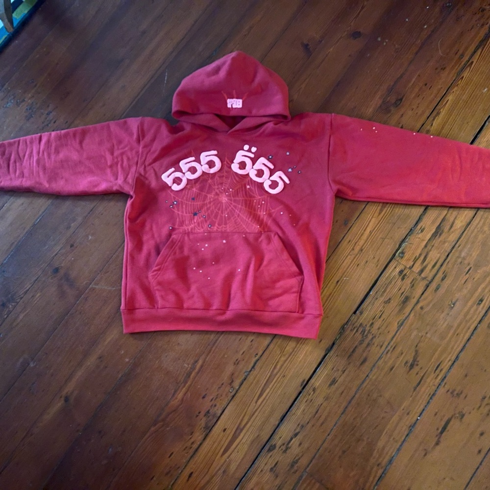 Red Sp5der 555 hoodie